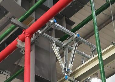 平罗该抗震支架的整体式支吊架结构协调性好